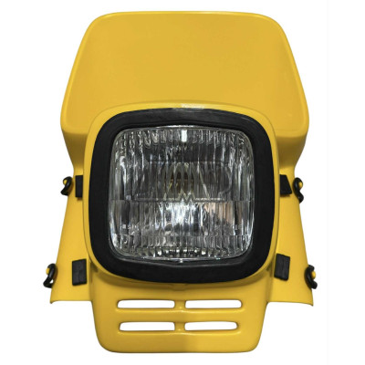 Frontal porta farol / carenagem HP1 tipo acerbis elba baja / amarelo - HP